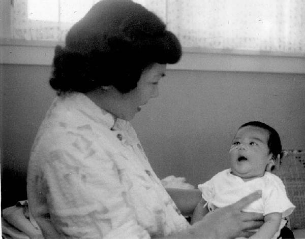 Wayne and mother